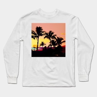 Palms at Sunset Long Sleeve T-Shirt
